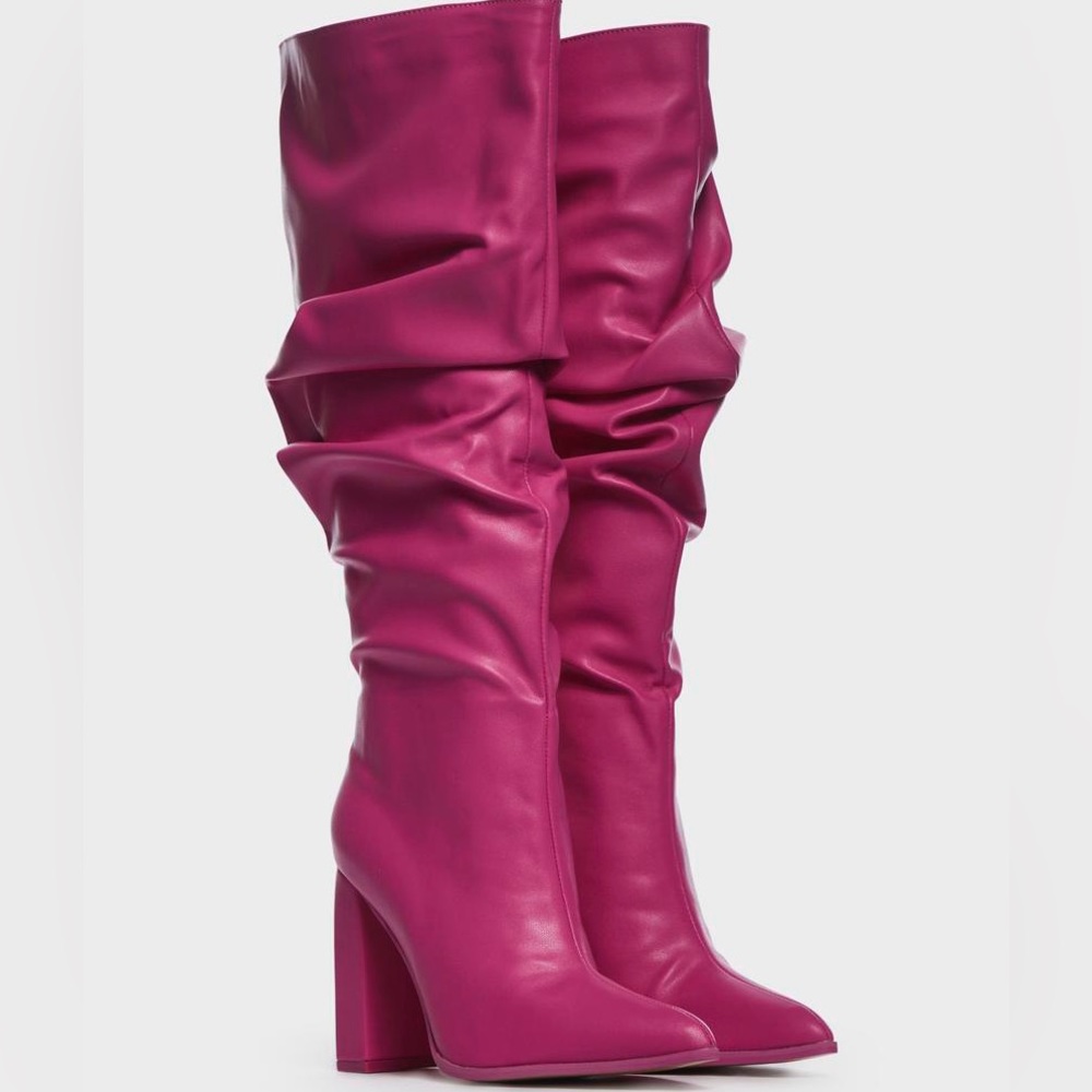 Dolls kill women’s pump boots-block heel-party-Size 6- FAST DELIVERY
